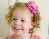 Strawberry Sunset Peony Flower, Interchangeable Snap Accessory