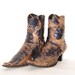 Vintage Italian Leather Pointed Toe Ankle Boots - Caprise Elite/Davos Gomma