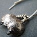 Silver Flowers Dangles - Thai & Sterling Silver