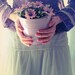 Romantic flowers photograph, Happiness Is, 20x30cm / 8x12 print, pastel light, flowers, romantic