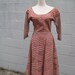lacy 50's perfect PINK dress with full skirt