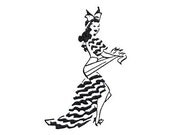 Unmounted Rubber Stamp - South American Dancer 1