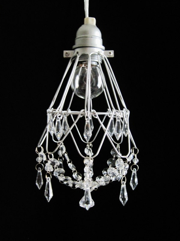 Industrial Glam Chrome Pendant Lamp MADE TO ORDER