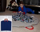Neat 'n Tidy Playmat Bag (NAVY) .... No Drawstring Concerns