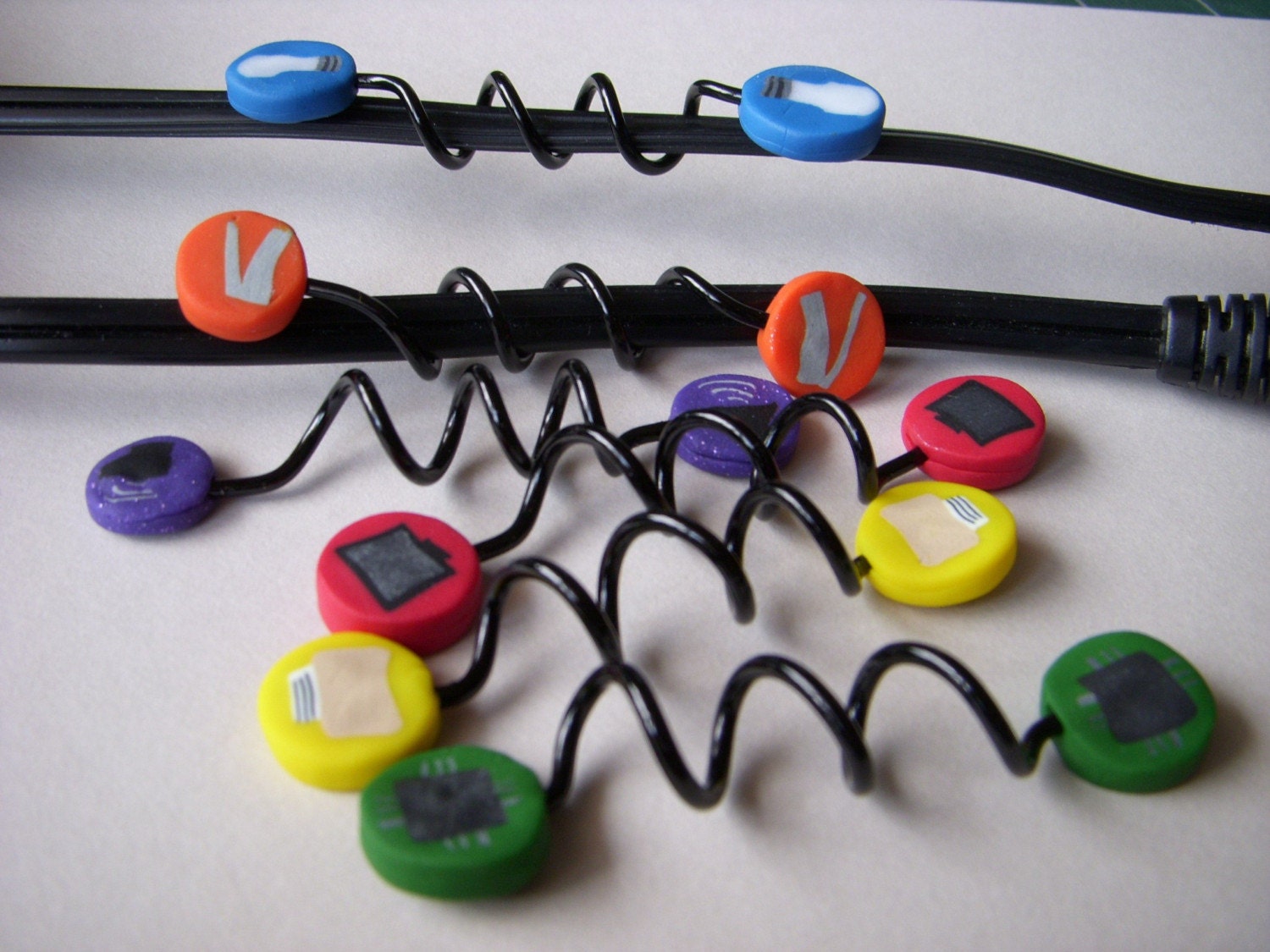 Cable identifiers - Set of 6