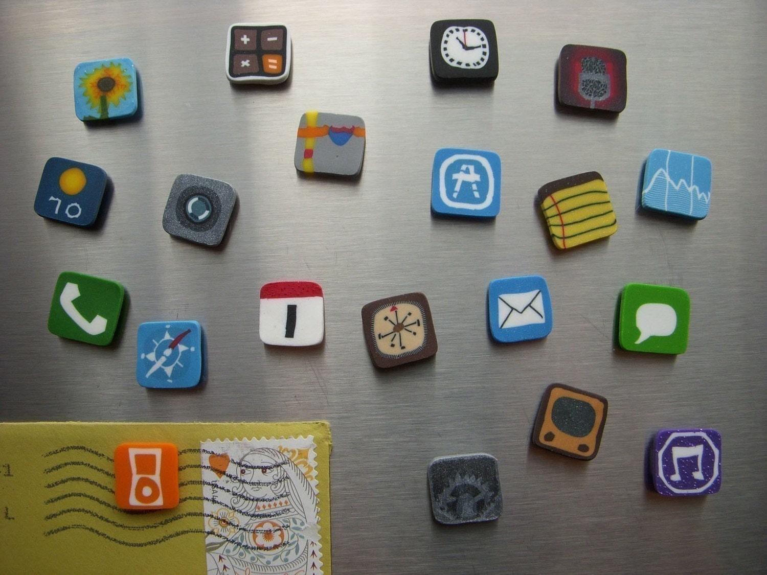 Set of iPhone magnets