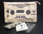 Cyndi Lauper Shes So Unusual Retro 80s Cassette Tape Clutch