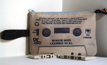 Beastie Boys Licensed to Ill Wristlet Purse Retro 80s Cassette Tape