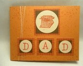 Typewriter card for Dad