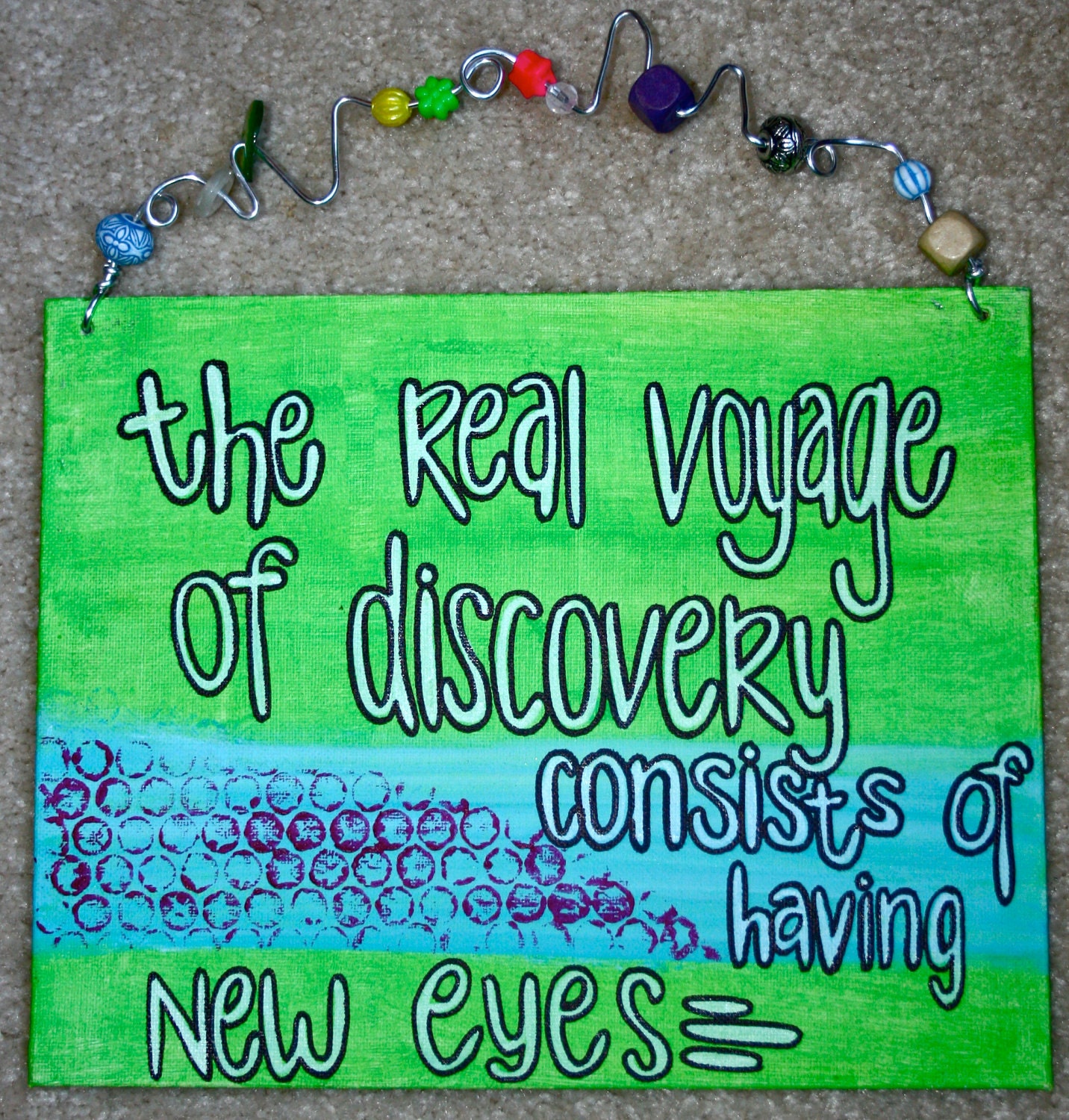 Twisted Wire Inspirational Paintings (8x10)