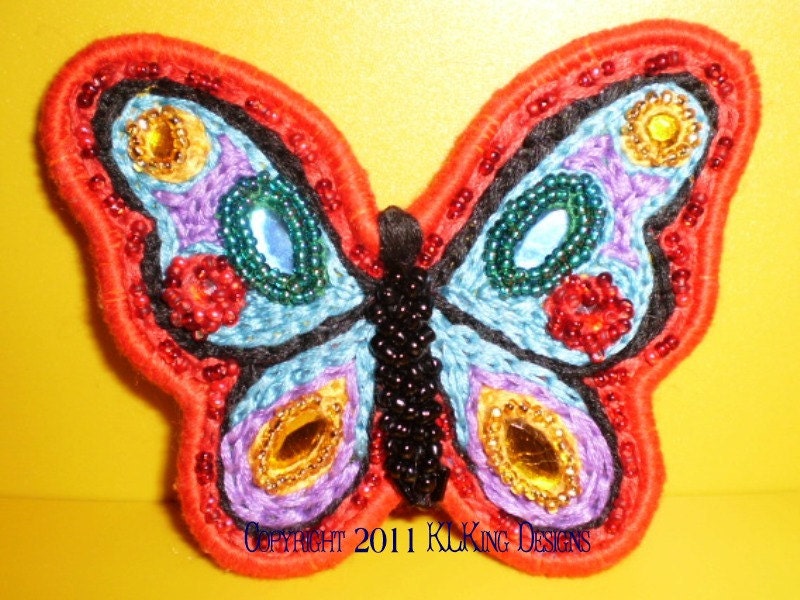 Needlework Kit DIY Cross Stitch Stitchery Accessories Butterflies
