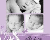 Spring Butterfly Baby Announcement Il_170x135