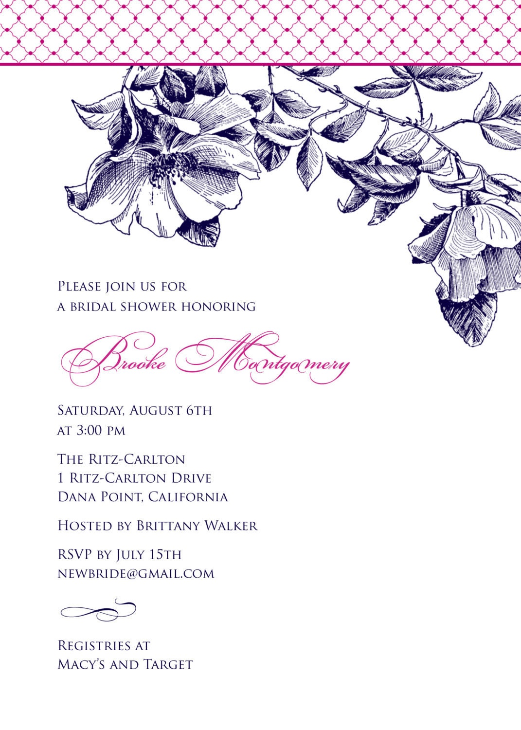 Southern Comfort Bridal Shower Invitation Il_570xn