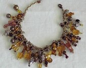 Amber & Gold Embers Charm Bracelet tt