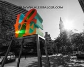 Fine Art Photography Print - LOVE Park and City Hall - Philadelphia  - www.alexbalcer.com