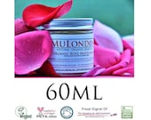 MuLondon Organic Rose, Rosehip and Rosemary - Face Moisturizer 60ml (2 oz). Vegan.