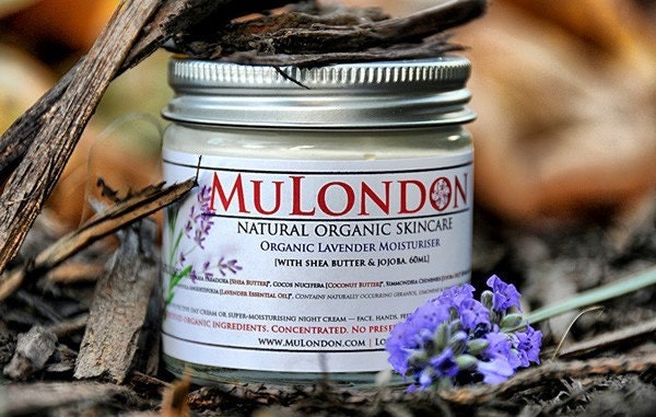 Organic Lavender - Face Moisturiser 60ml (2 oz). Vegan.