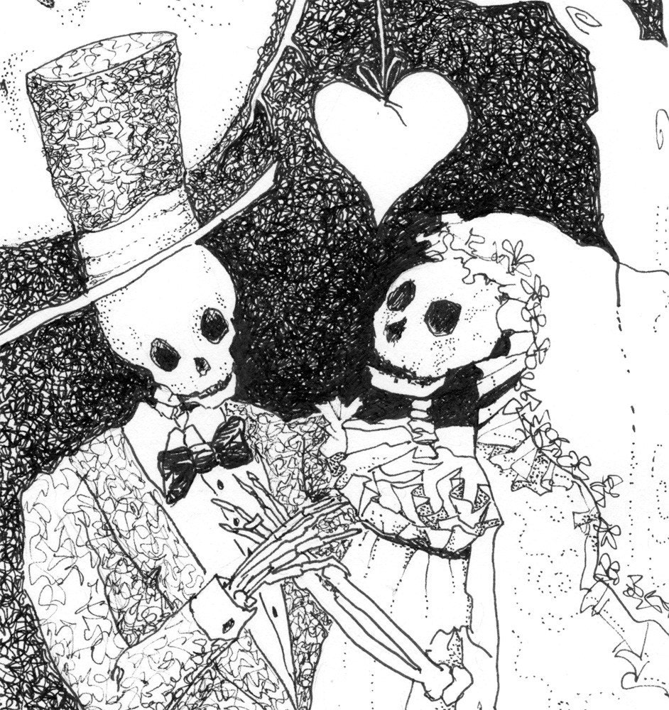 gothic couple art