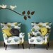 Decorative Birds on a Branch - Vinyl Wall Art
