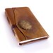 Handmade Notebook - Brown Leather Journal Vintage Style - Medieval Legacy