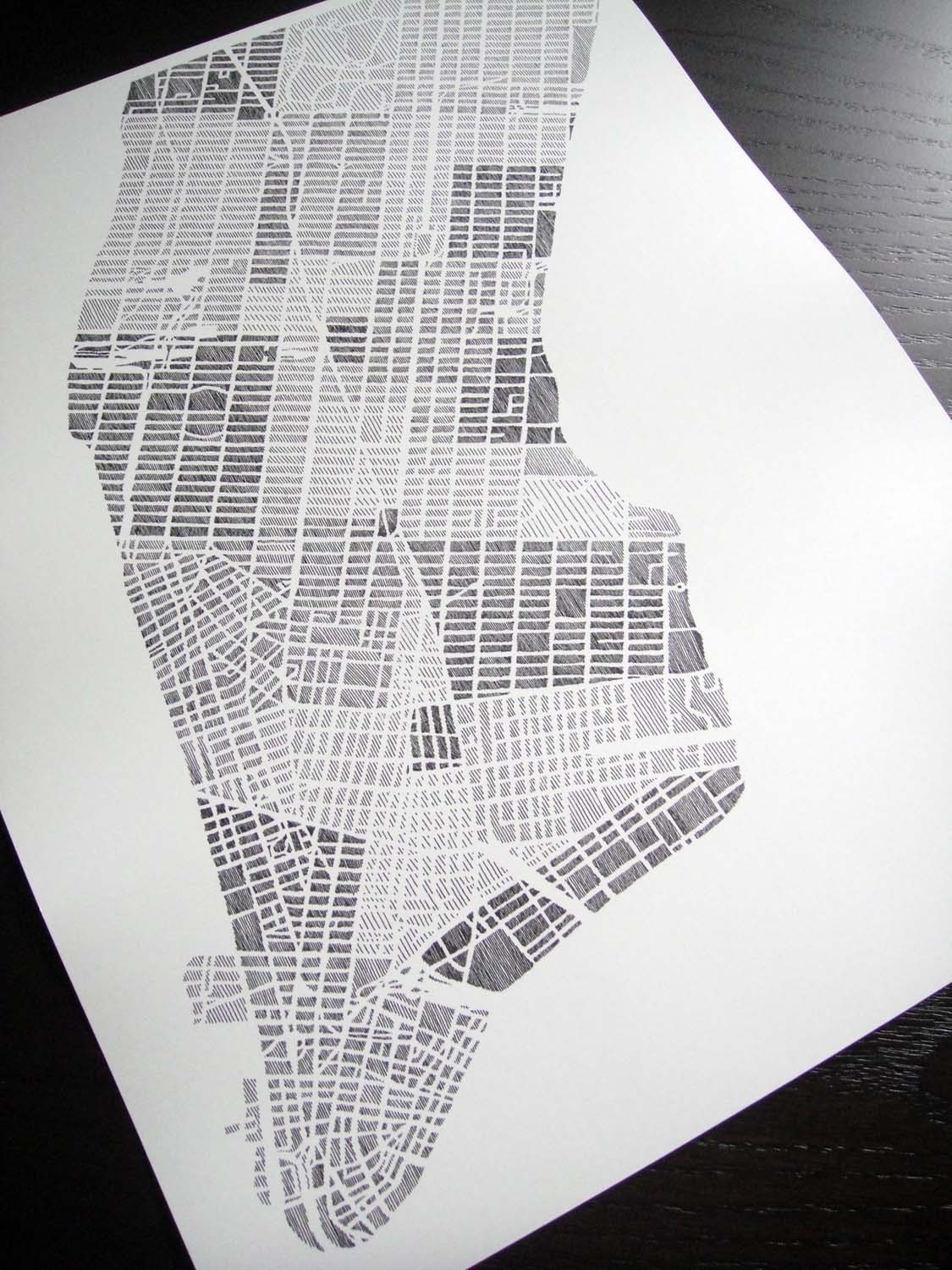 manhattan ART PRINT, 11x14