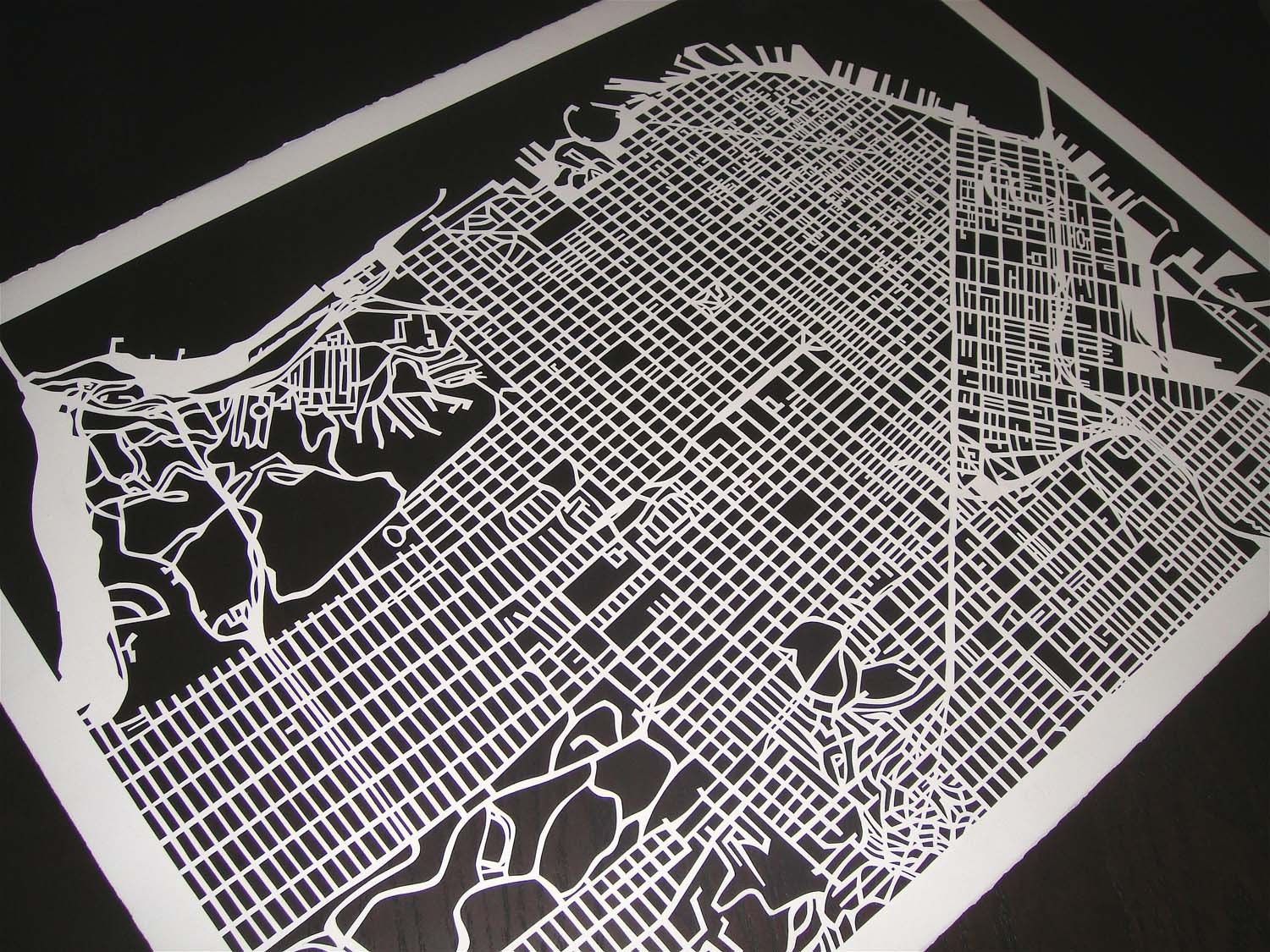 SAN FRANCISCO mapcut