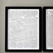 san francisco DIPTYCH ART PRINT