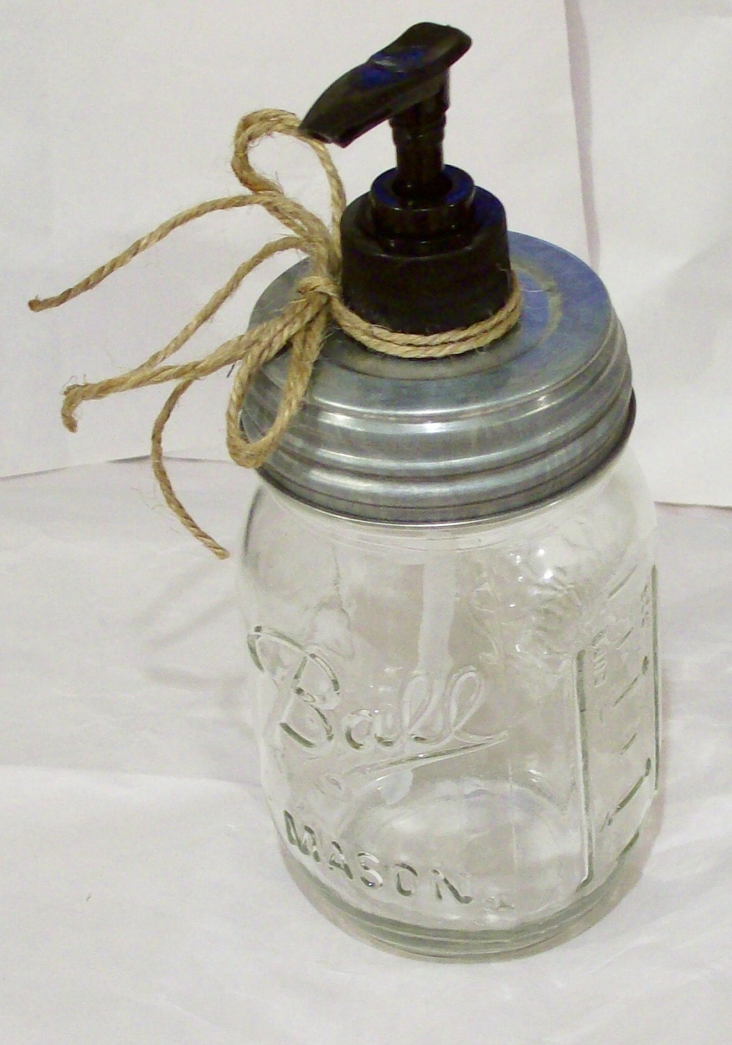 Pint mason jar soap - lotion - hand sanitizer dispenser
