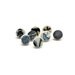 Broken China Push Pins - - Recycled - Shades of Blue - Upcycled - set of 8 - V1