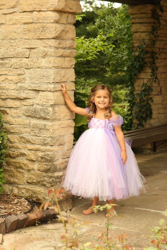 All Tangled Up in Rapunzel Tutu Dress- SZ 3-5 YRS