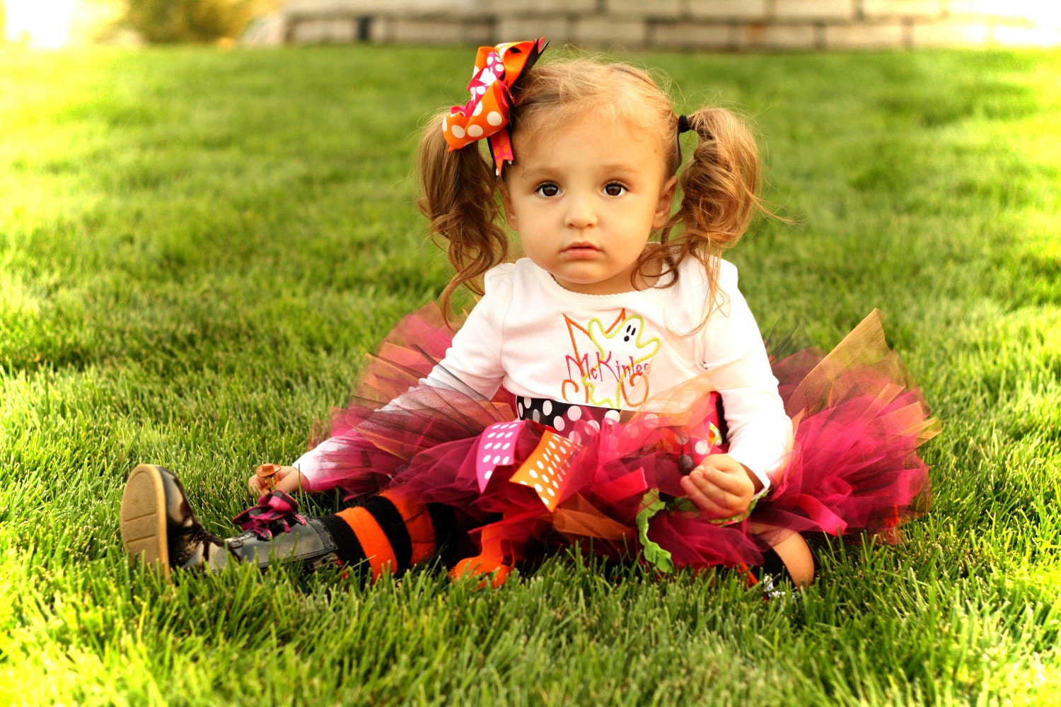 Ready 2 Ship- Special Price- So Ghoul Halloween Tutu- SZ 2T-3T