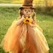 Sassy Little Scarecrow Tutu Dress- sz 0-3 YRS