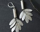 Grapes of Wrath - Silver Salvaged .22 Caliber Bullet Shell Assemblage Earrings