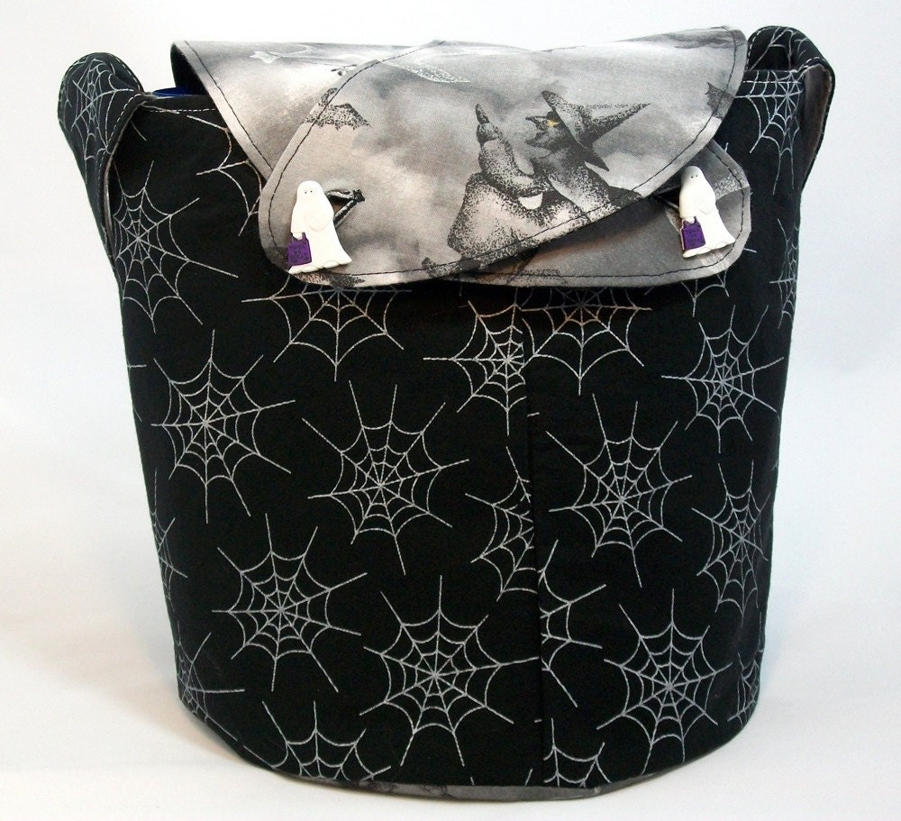 Medium Llayover Knitting Tote/Knitting, Spinning, Crochet Project Bag