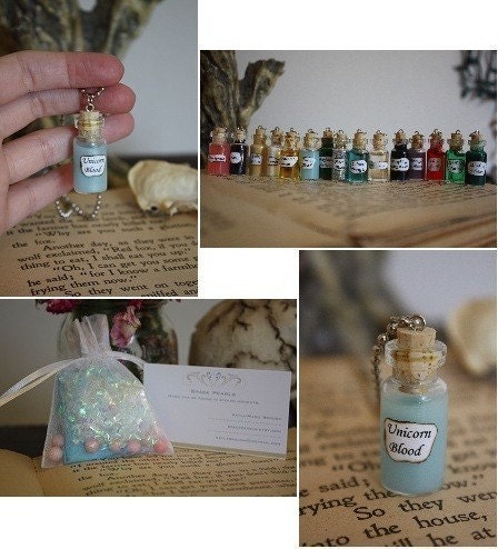 Harry Potter Potion - Unicorn Blood Vial Necklace