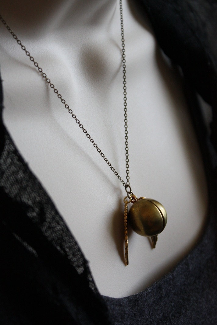 Harry Potter Golden Snitch Necklace - Always - You Choose the Snitch