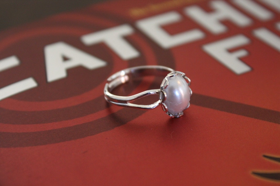 SALE Hunger Games Ring - Peeta's Pearl