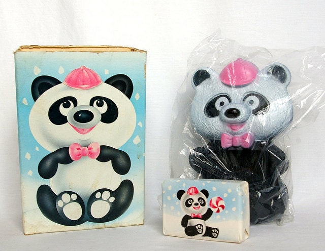 Avon Panda Floater and Soap