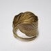 Steampunk ANGEL FEATHER, Victorian, Adorable feather wraps around finger