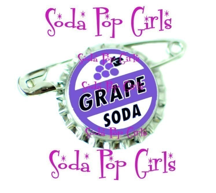 Disney Pixar Up Ellie Grape Soda Bottle Cap Pin Badge