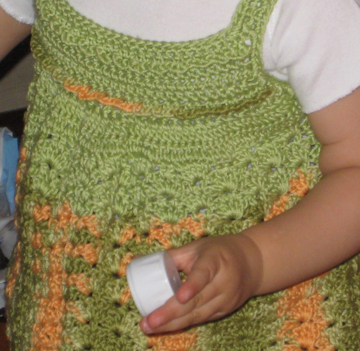 Instantly Downloadable PDF CROCHET PATTERN Baby Girl Toddler Top 12-18 months Summer Shirt