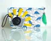 Hooray For A Camera at Dinosaur Park - Zippered - Wristlet - Pouch