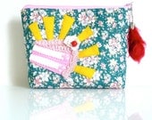 Hooray For Fancy Cake Pouch - Zippered