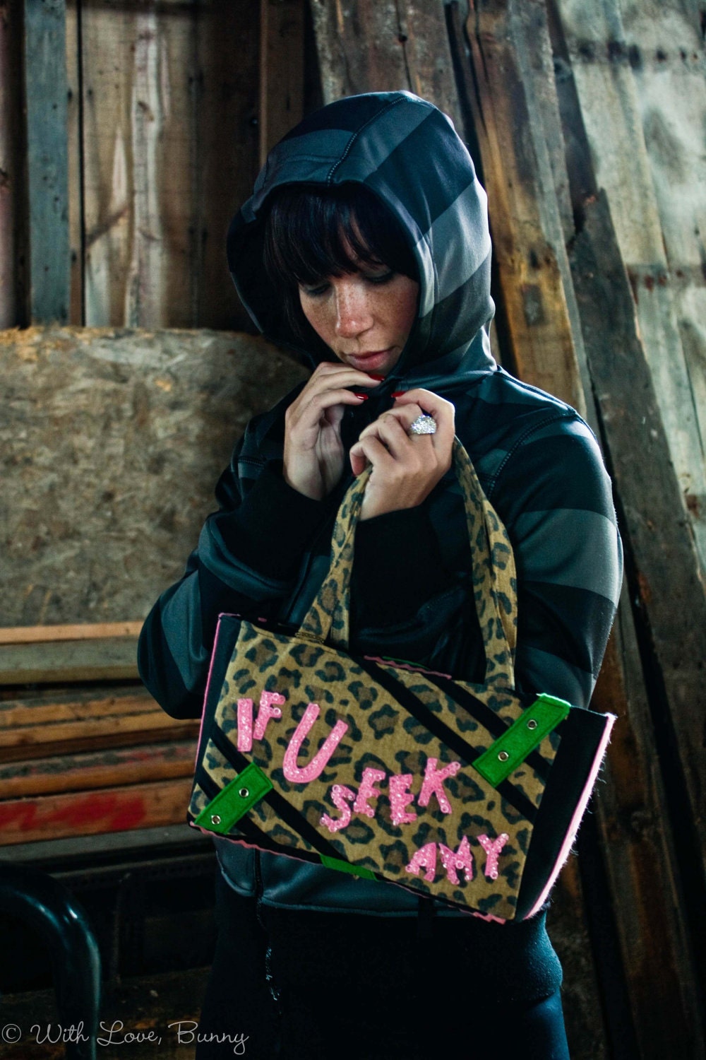 If U SEEK AMY Handbag - Britney Spears Inspired (Mature) OOAK