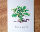 Way to Grow Congratulatons Card