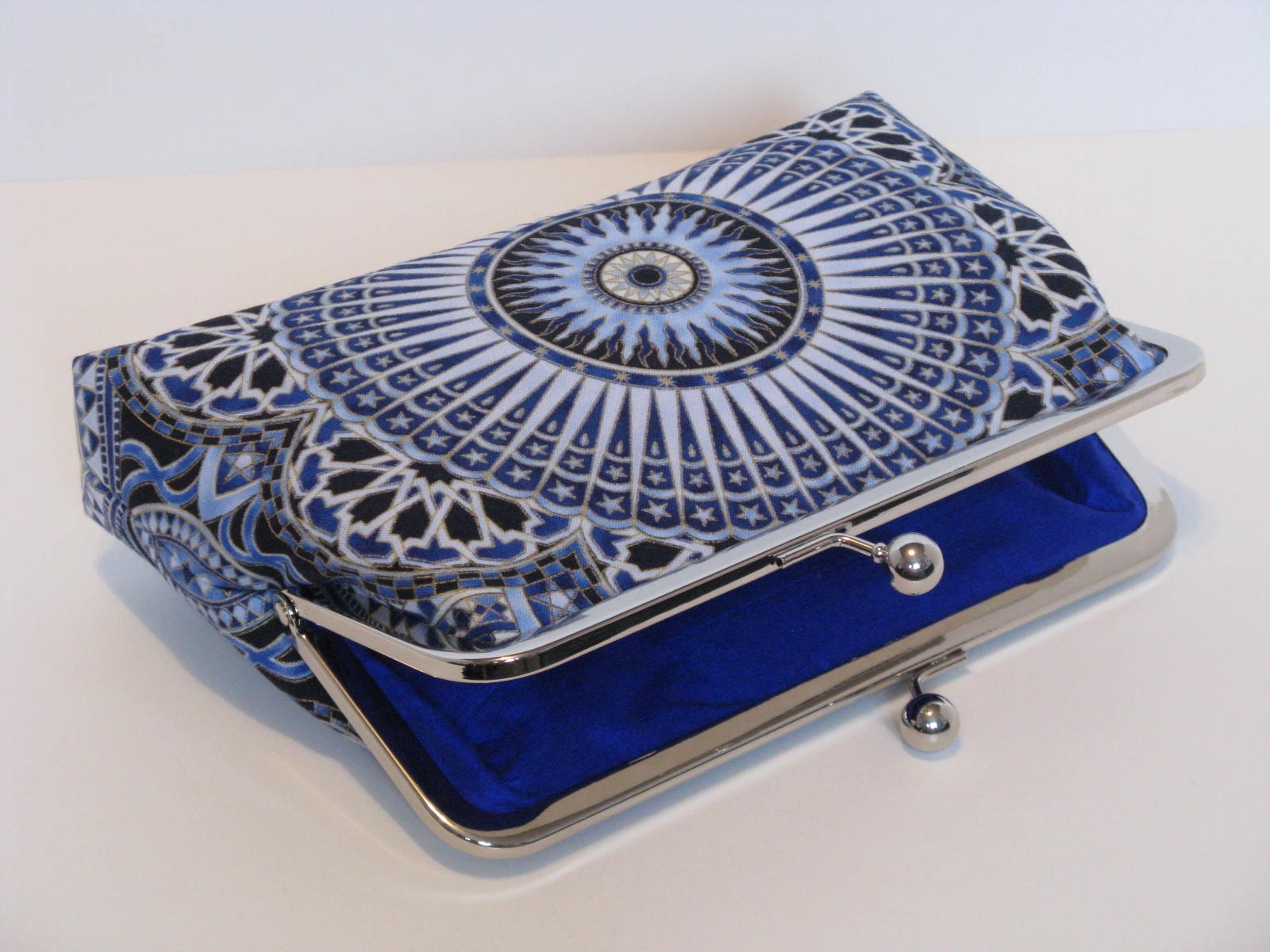Mandala Silk Lined Clutch