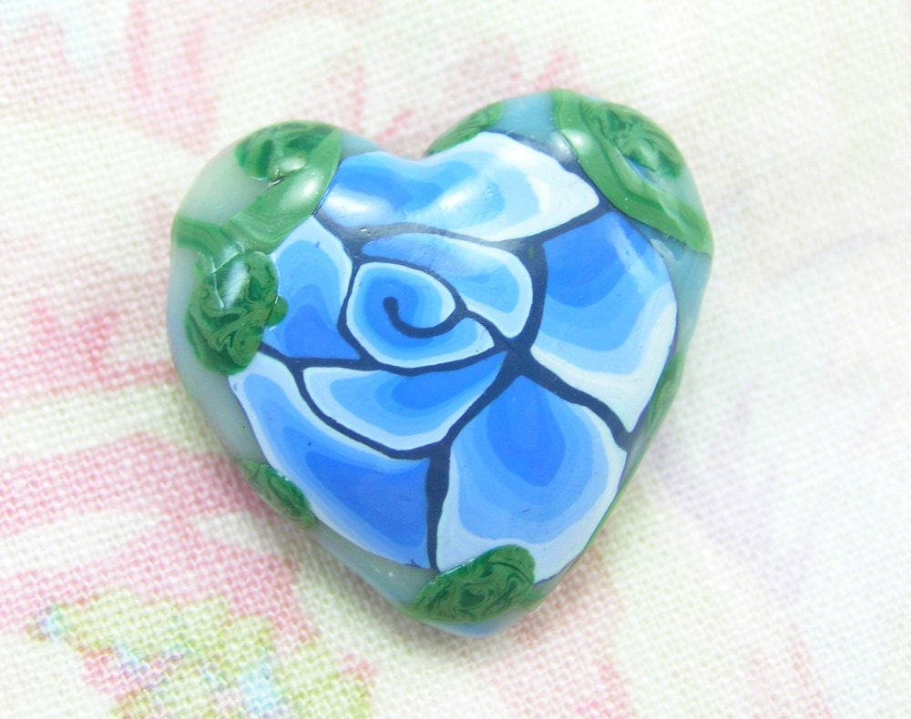 Blue Roses Heart