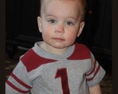 GreatStitch Football Jersey Tshirt 1st or 2nd Birthday Boy Birthday Shirt