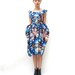 Space Print Dress