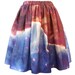 Hubble Print Nebula Space Skirt